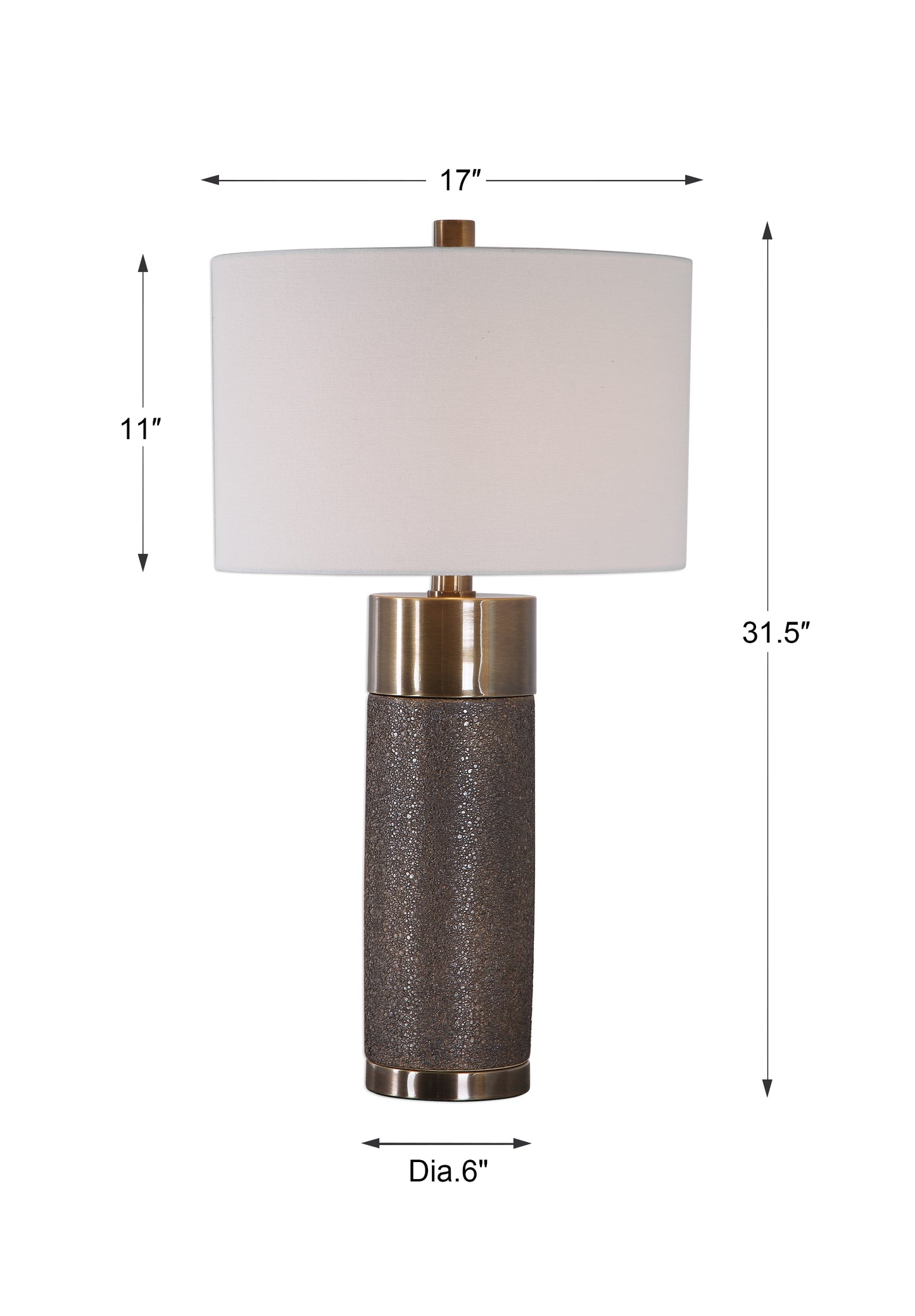 Uttermost Brannock Bronze Table Lamp 27914-1