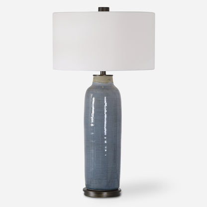 Uttermost Vicente Slate Blue Table Lamp 26009