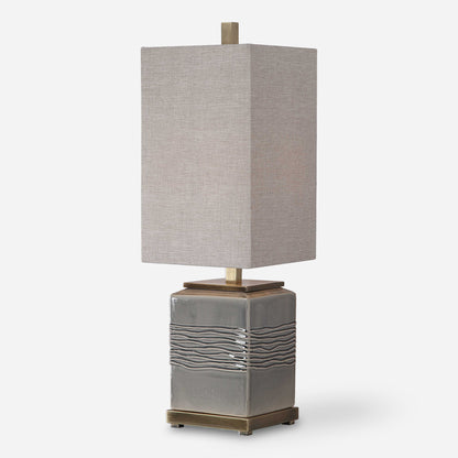 Uttermost Covey Gray Glaze Buffet Lamp 29680-1