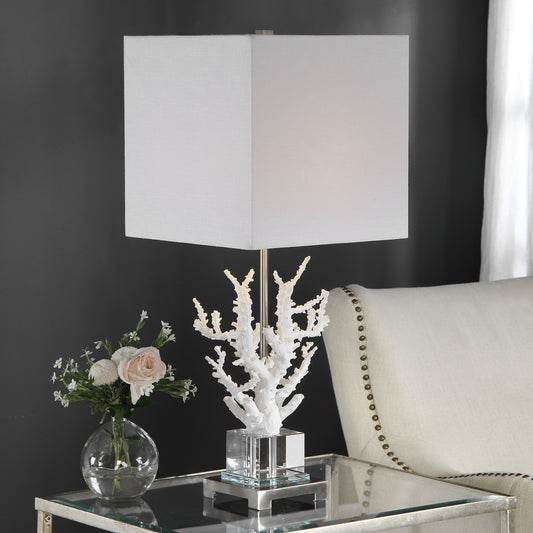 Uttermost Corallo White Coral Table Lamp 29679-1