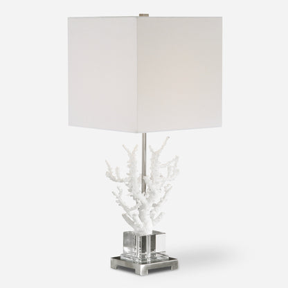 Uttermost Corallo White Coral Table Lamp 29679-1