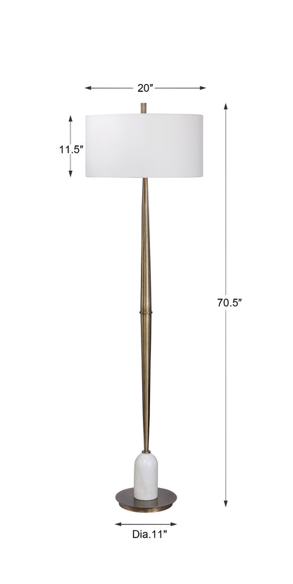 Uttermost Minette Mid-Century Floor Lamp 28197