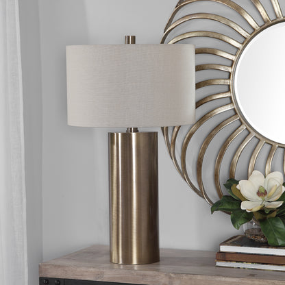 Uttermost Taria Brushed Brass Table Lamp 26384-1