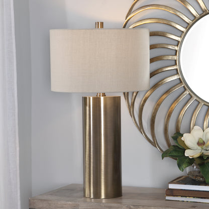 Uttermost Taria Brushed Brass Table Lamp 26384-1