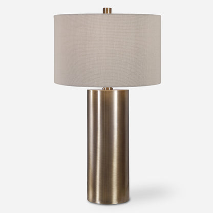 Uttermost Taria Brushed Brass Table Lamp 26384-1