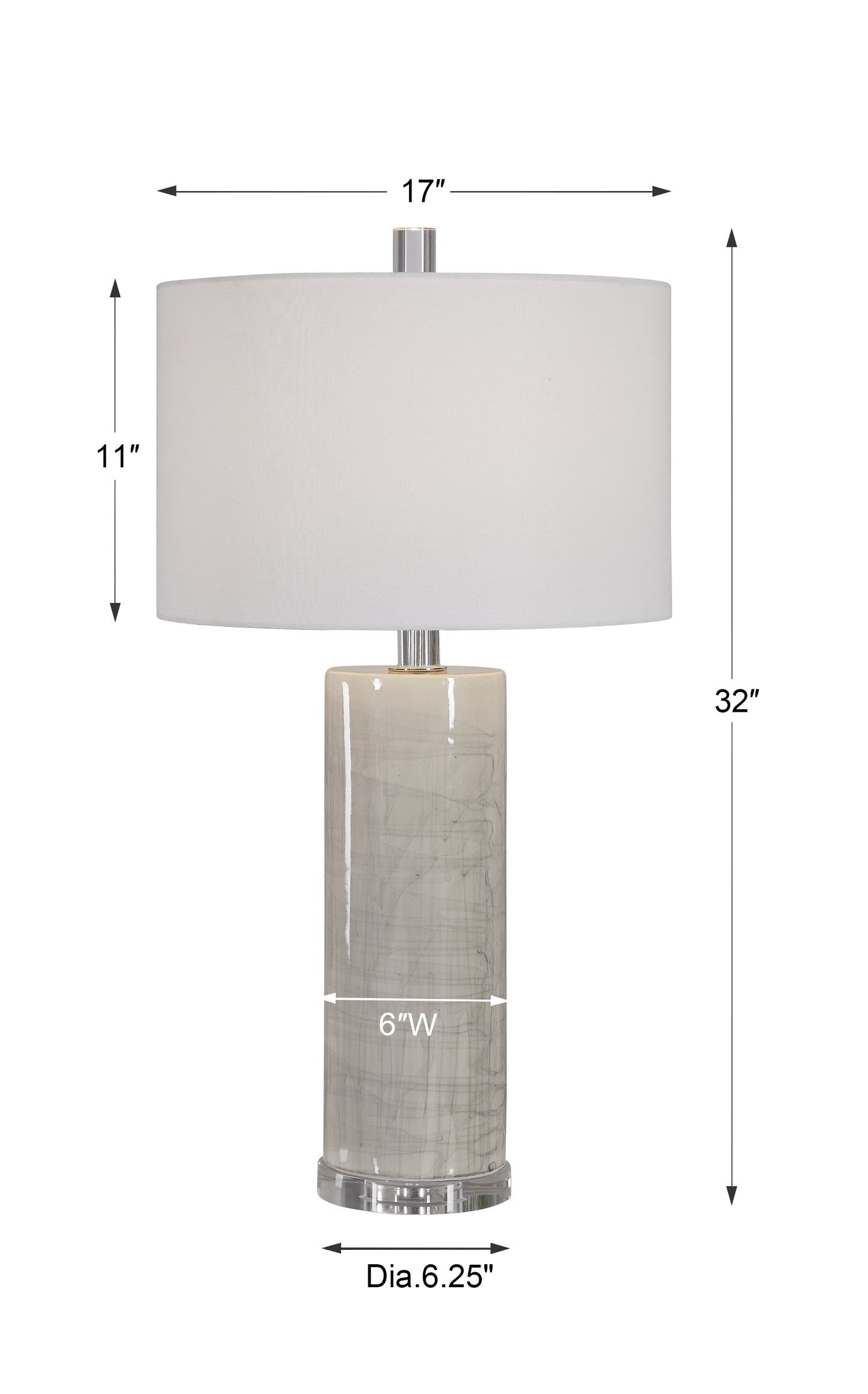 Uttermost Zesiro Modern Table Lamp 28214