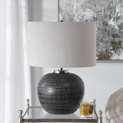 Uttermost Mikkel Charcoal Table Lamp 26349-1