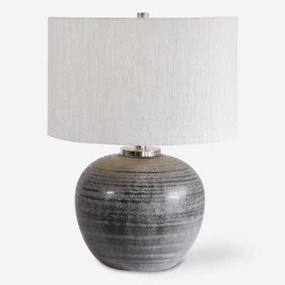 Uttermost Mikkel Charcoal Table Lamp 26349-1