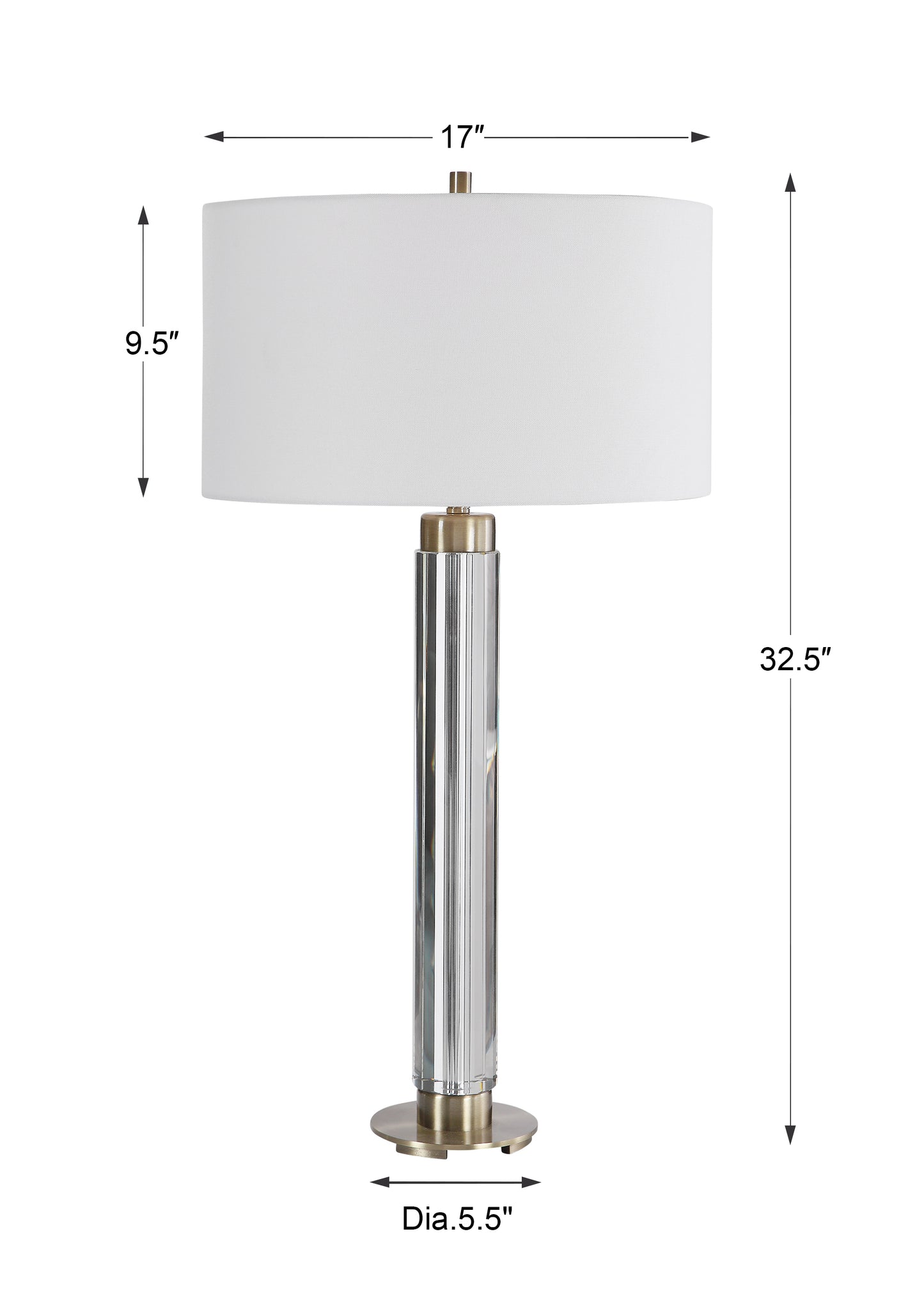 Uttermost Davies Modern Table Lamp 26361