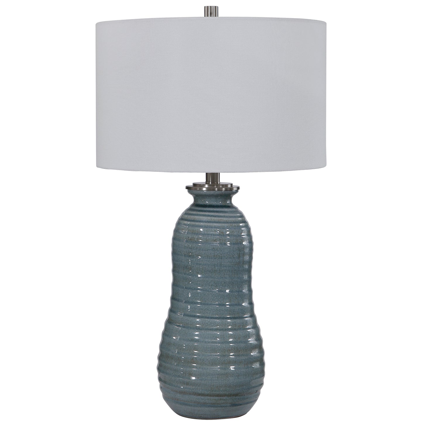 Uttermost Zaila Light Blue Table Lamp 26362-1