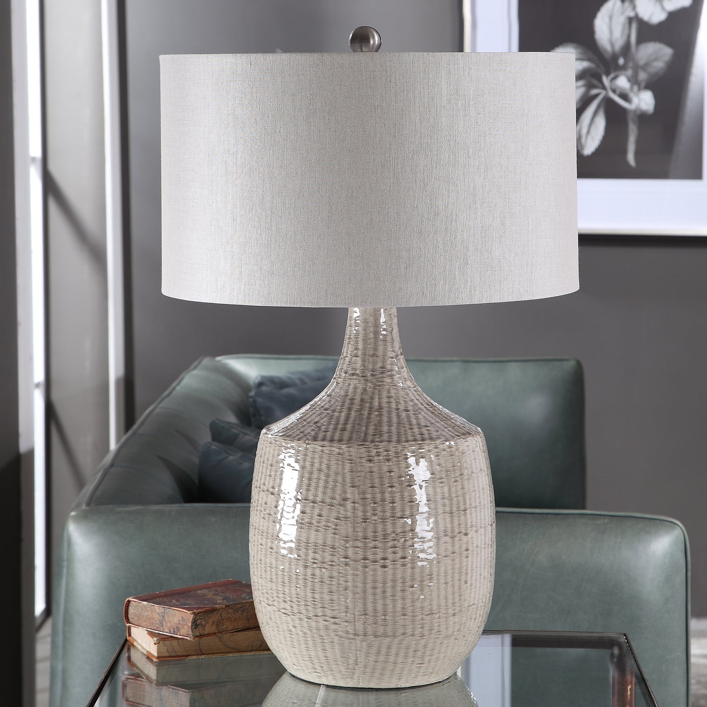 Uttermost Felipe Gray Table Lamp 28205-1