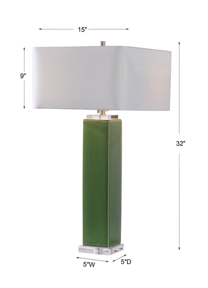 Uttermost Aneeza Tropical Green Table Lamp 26410-1