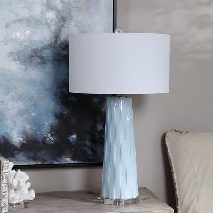 Uttermost Brienne Light Blue Table Lamp 28269