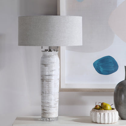 Uttermost Lenta White Table Lamp 28275