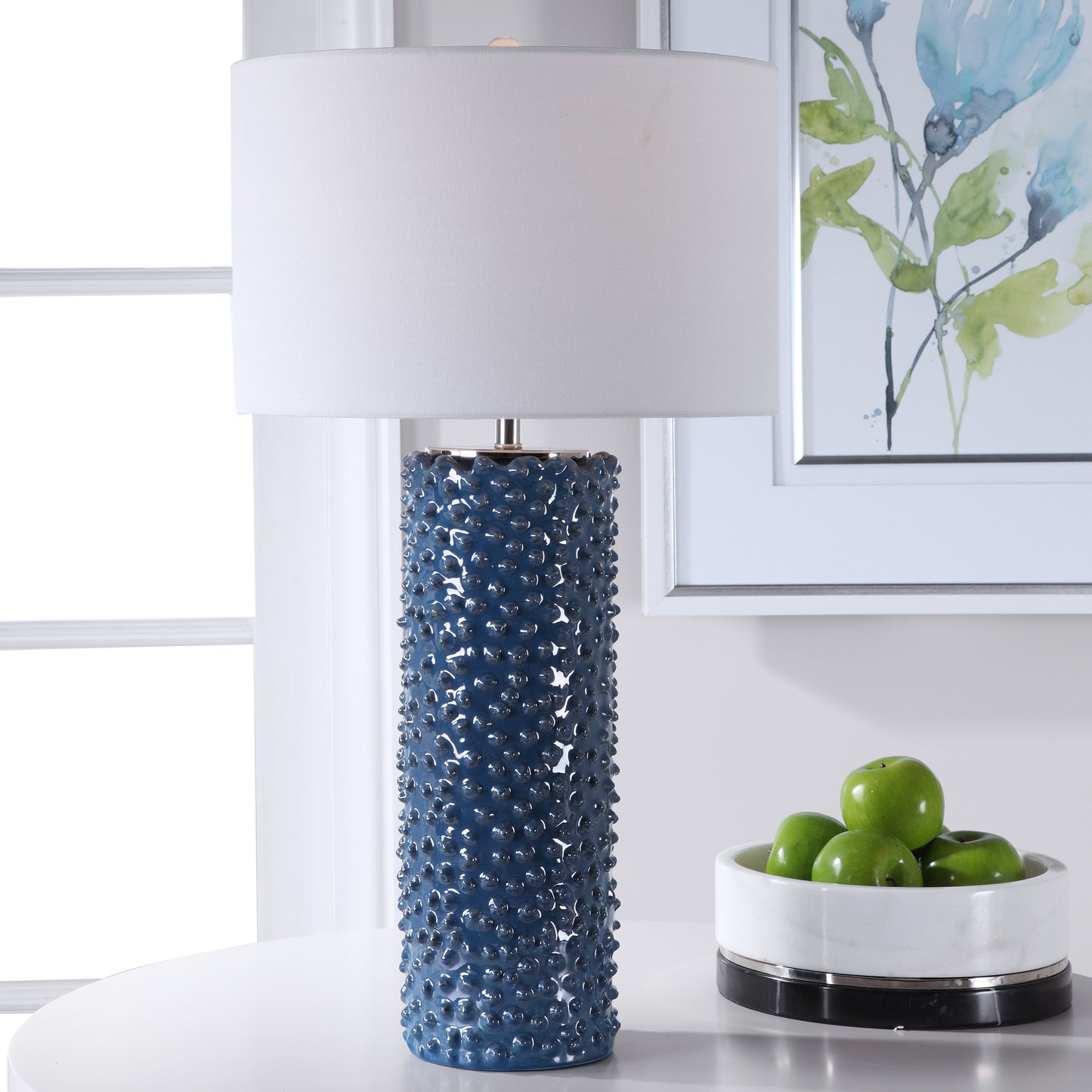 Uttermost Ciji Blue Table Lamp 28285