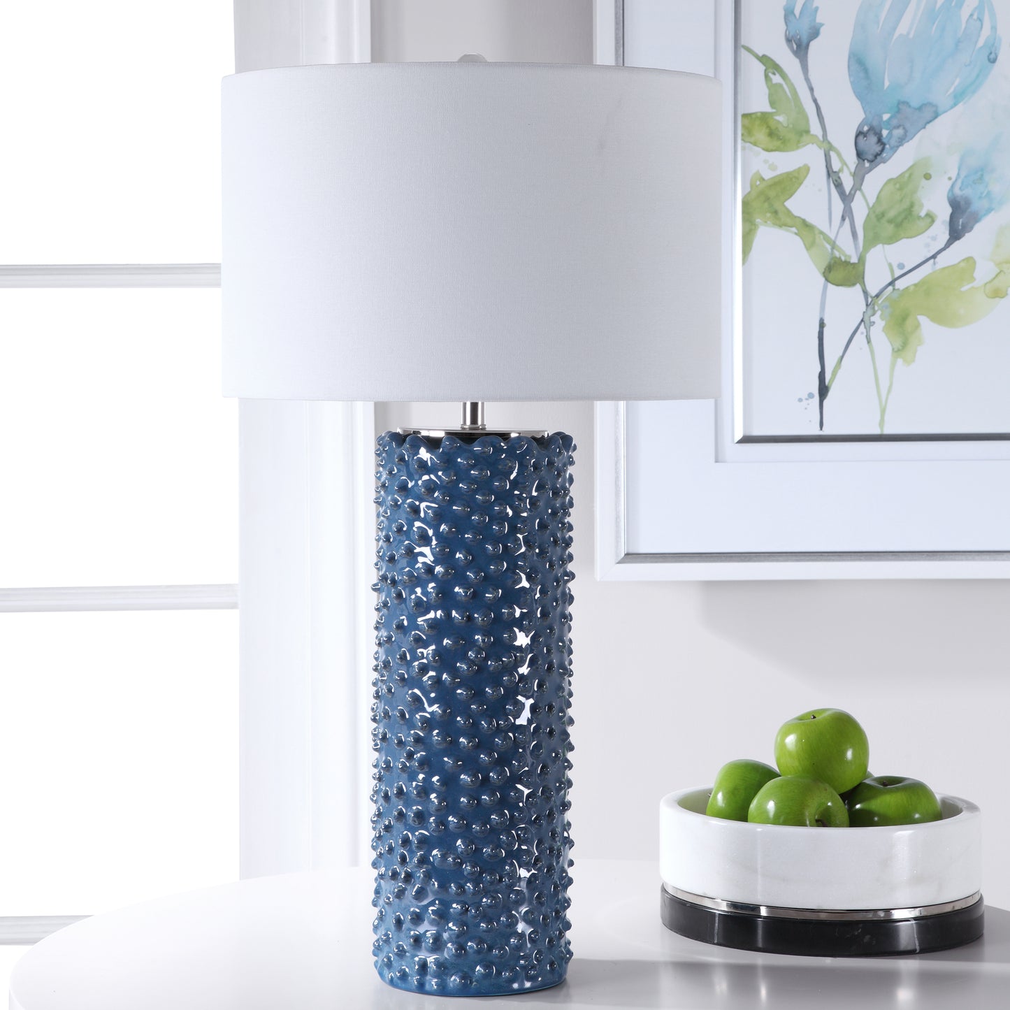 Uttermost Ciji Blue Table Lamp 28285