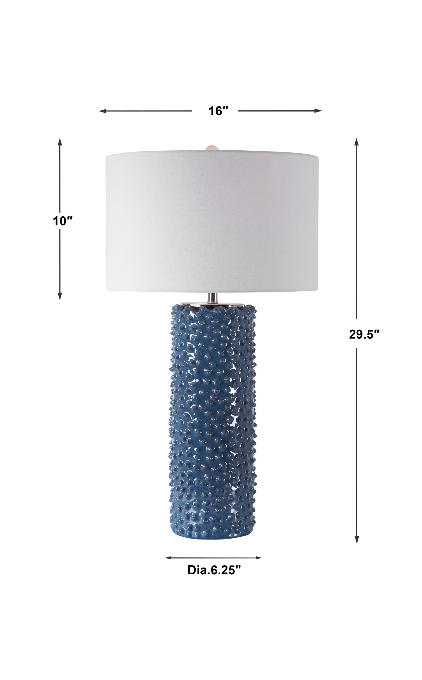 Uttermost Ciji Blue Table Lamp 28285