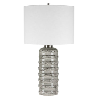 Uttermost Alenon Light Gray Table Lamp 28354-1