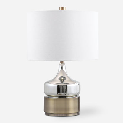 Uttermost Como Chrome Table Lamp 28337-1