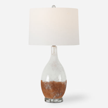 Uttermost Durango Rust White Table Lamp 28339-1