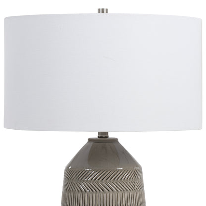 Uttermost Rewind Gray Table Lamp 28375