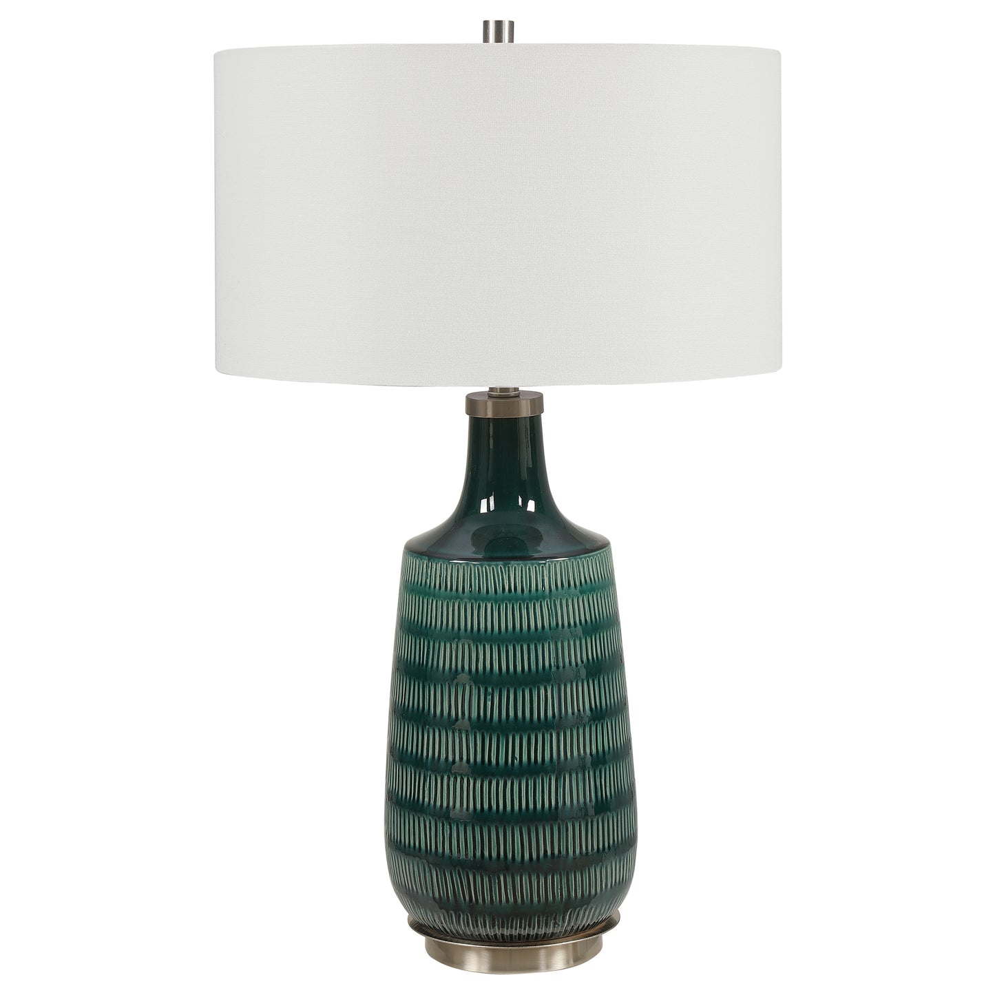 Uttermost Scouts Deep Green Table Lamp 28376-1