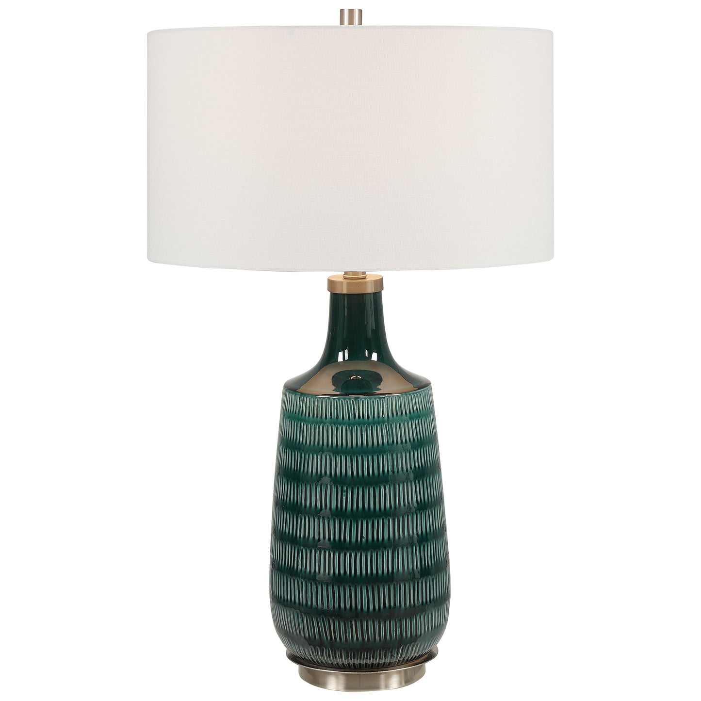 Uttermost Scouts Deep Green Table Lamp 28376-1