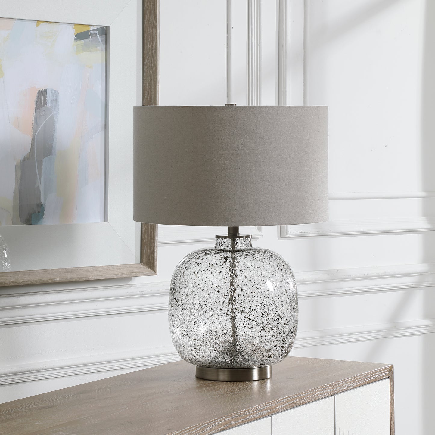 Uttermost Storm Glass Table Lamp 28389-1