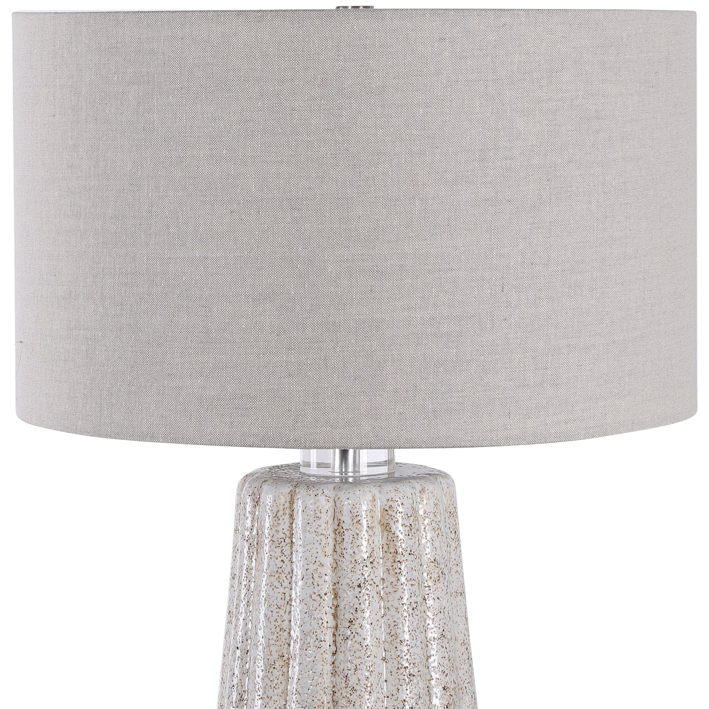 Uttermost Pikes Stone-Ivory Table Lamp 28391-1