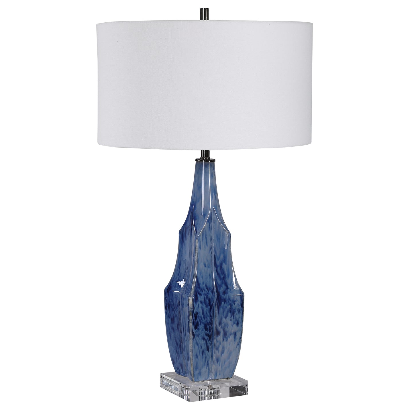 Uttermost Everard Blue Table Lamp 28425-1