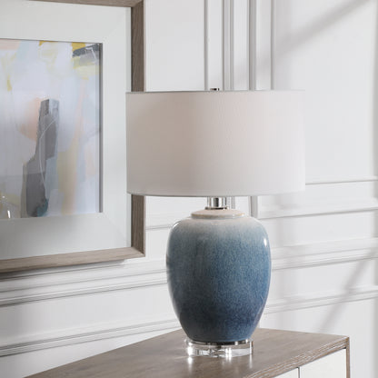 Uttermost Blue Waters Ceramic Table Lamp 28435-1