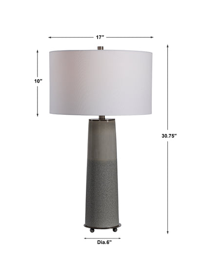 Uttermost Abdel Gray Glaze Table Lamp 28436