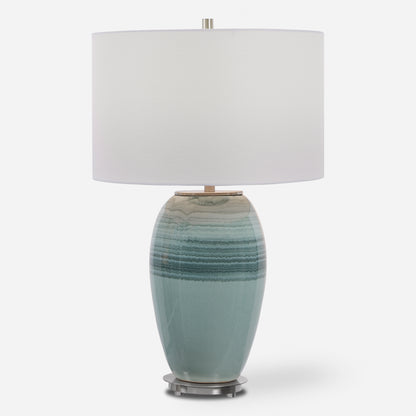 Uttermost Caicos Teal Table Lamp 28437-1