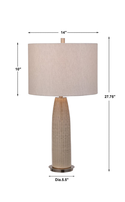 Uttermost Delgado Light Gray Table Lamp 28438