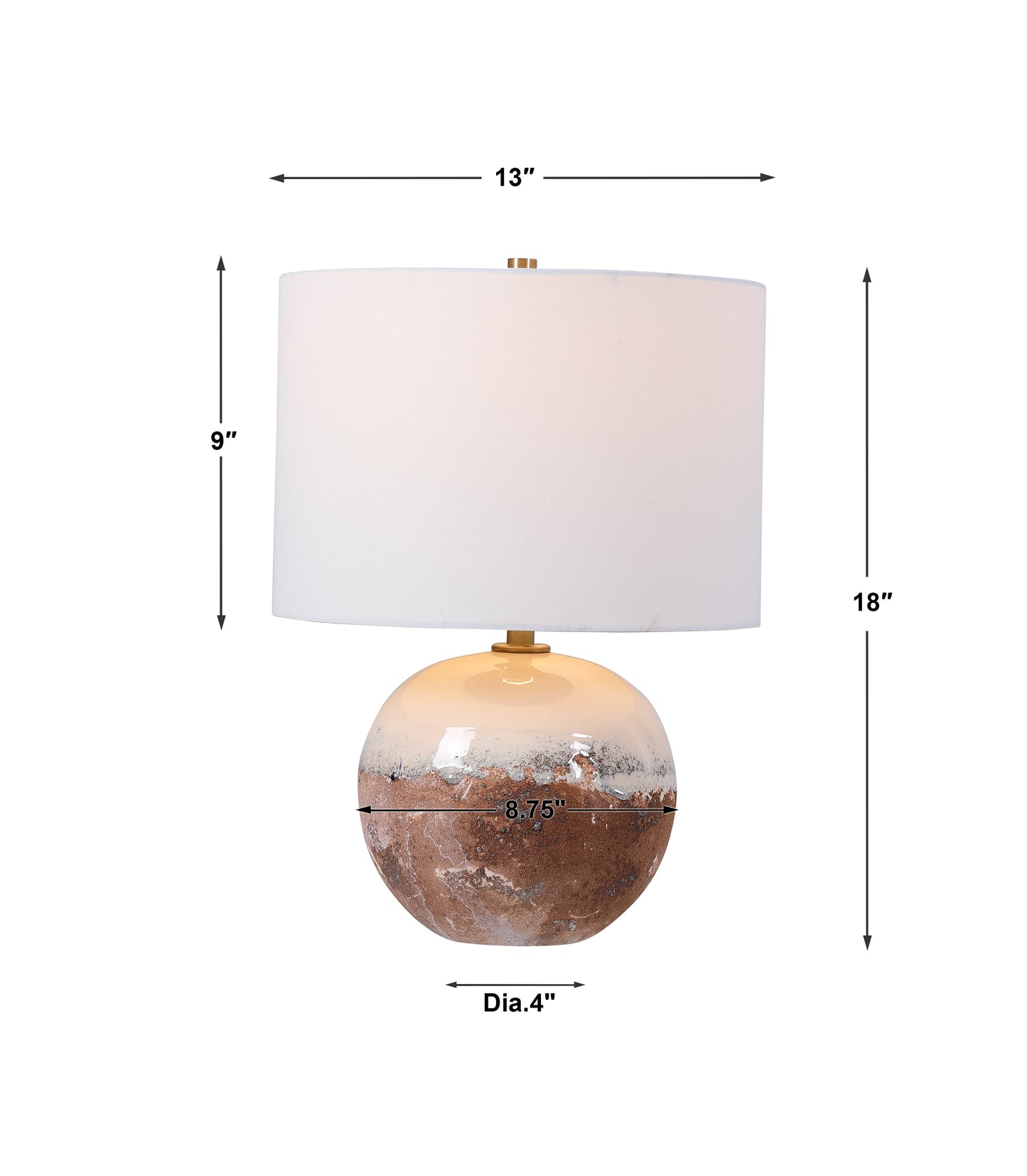 Uttermost Durango Terracotta Accent Lamp 28440-1