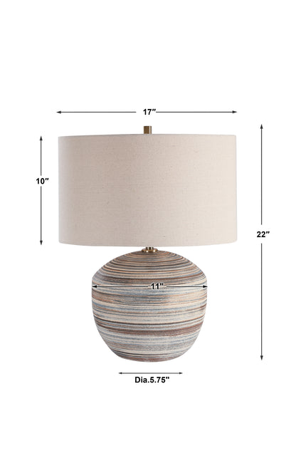 Uttermost Prospect Striped Accent Lamp 28441-1