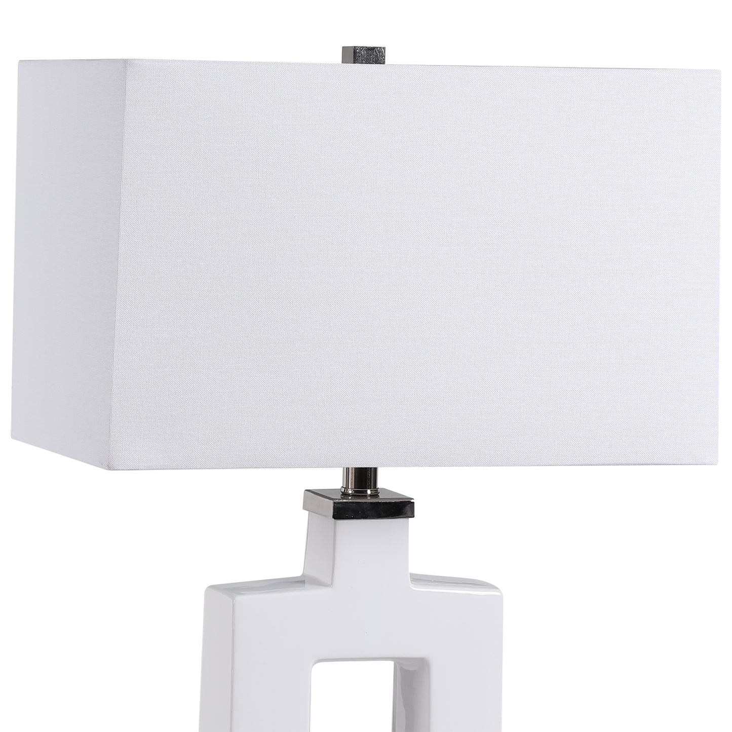 Uttermost Entry Modern White Table Lamp 28426-1