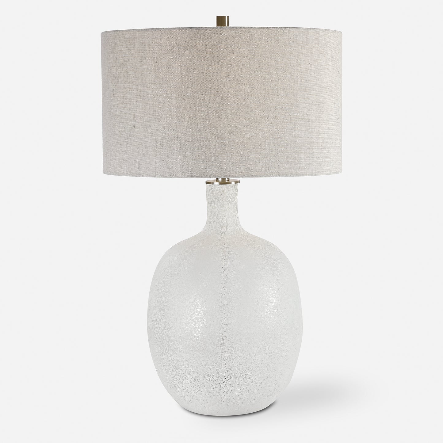 Uttermost Whiteout Mottled Glass Table Lamp 28469-1