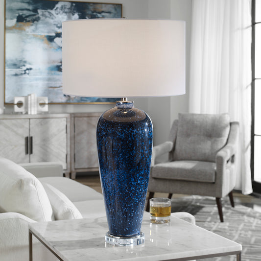 Uttermost Stargazer Cobalt Navy Table Lamp 28481-1