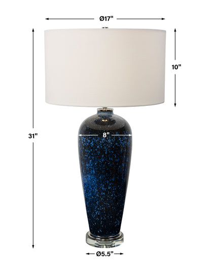 Uttermost Stargazer Cobalt Navy Table Lamp 28481-1