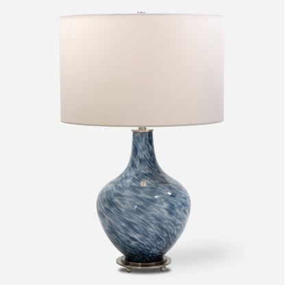 Uttermost Cove Cobalt Blue Table Lamp 28482-1