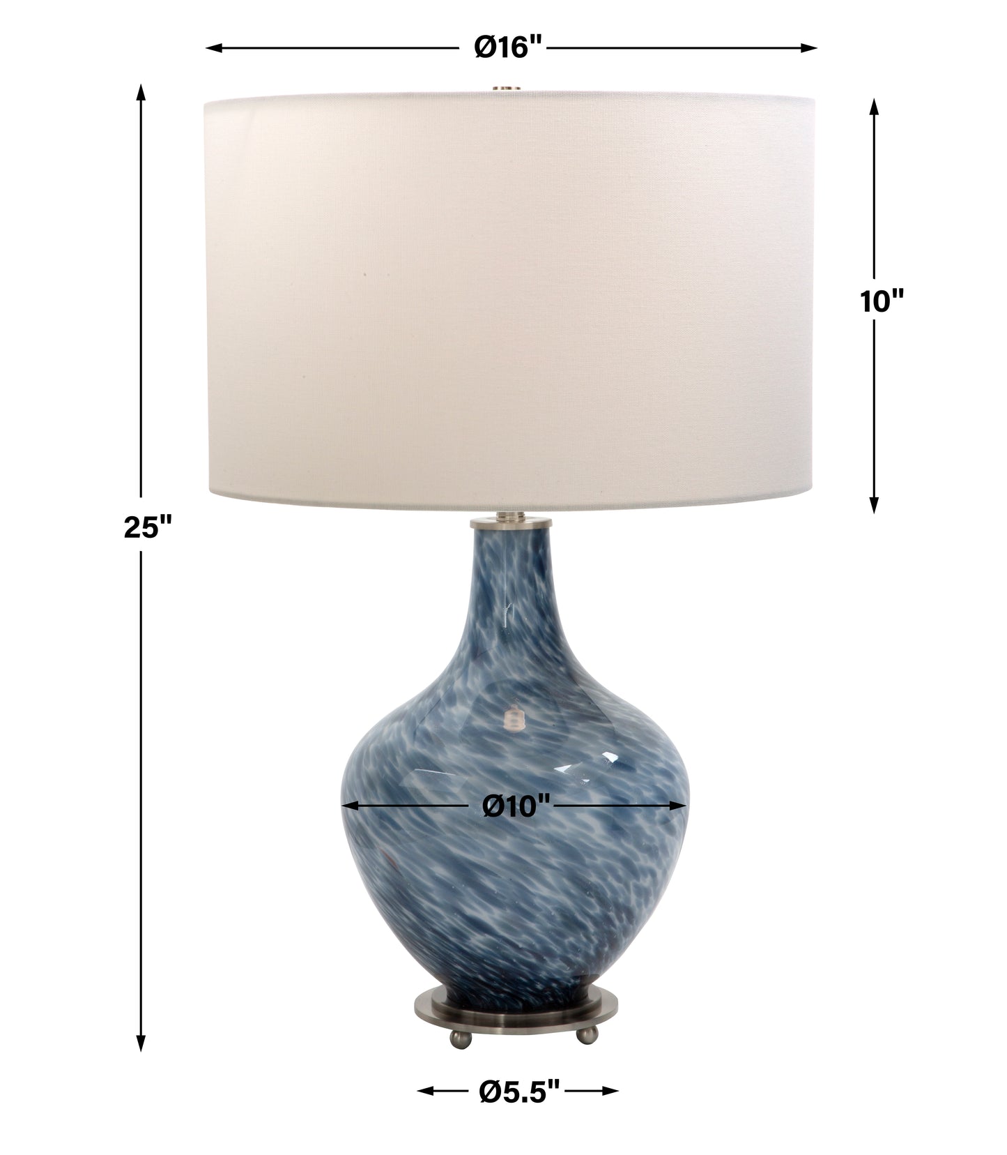 Uttermost Cove Cobalt Blue Table Lamp 28482-1