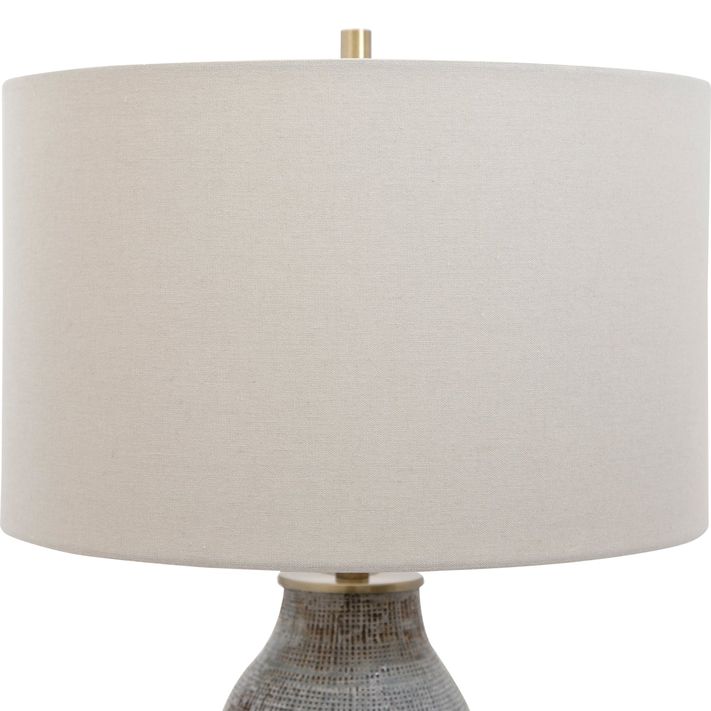 Uttermost Monacan Gray Textured Table Lamp 28484-1