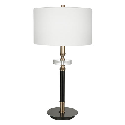 Uttermost Maud Aged Black Table Lamp 29991-1