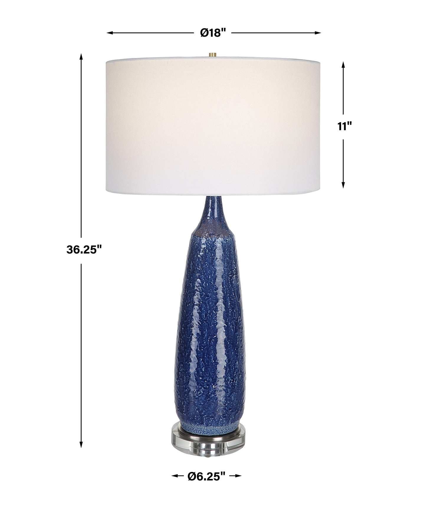 Uttermost Newport Cobalt Blue Table Lamp 29999