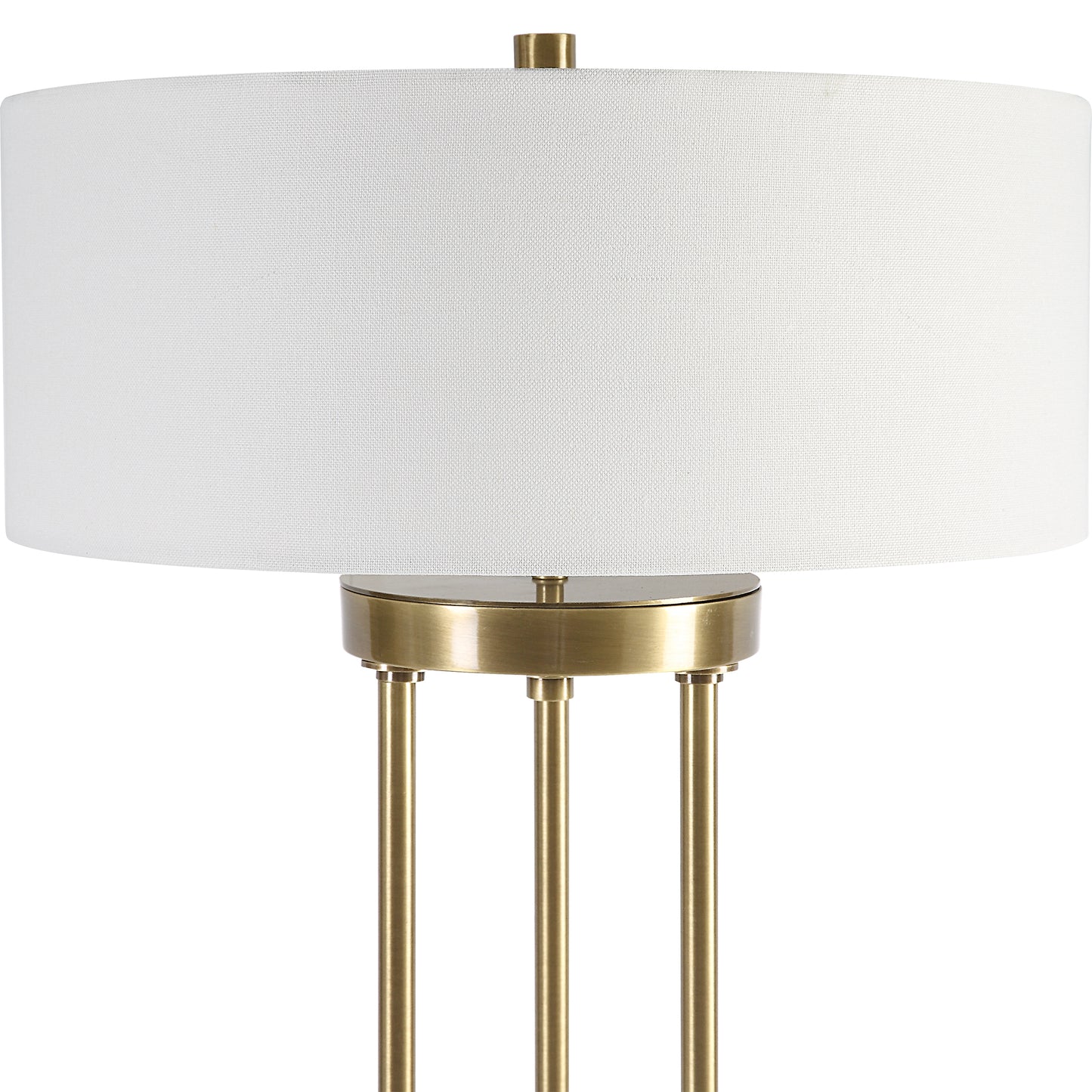 Uttermost Pantheon Brass Rod Table Lamp 30013-1