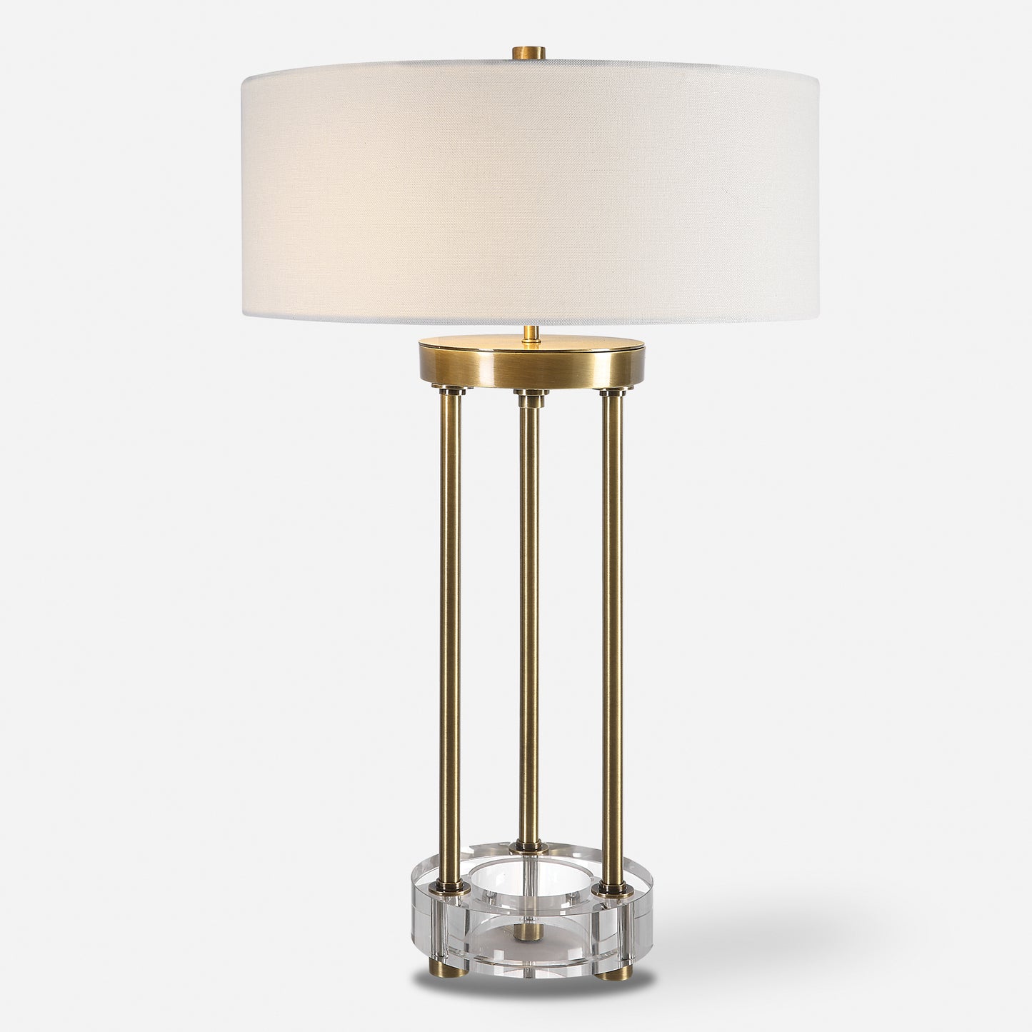 Uttermost Pantheon Brass Rod Table Lamp 30013-1