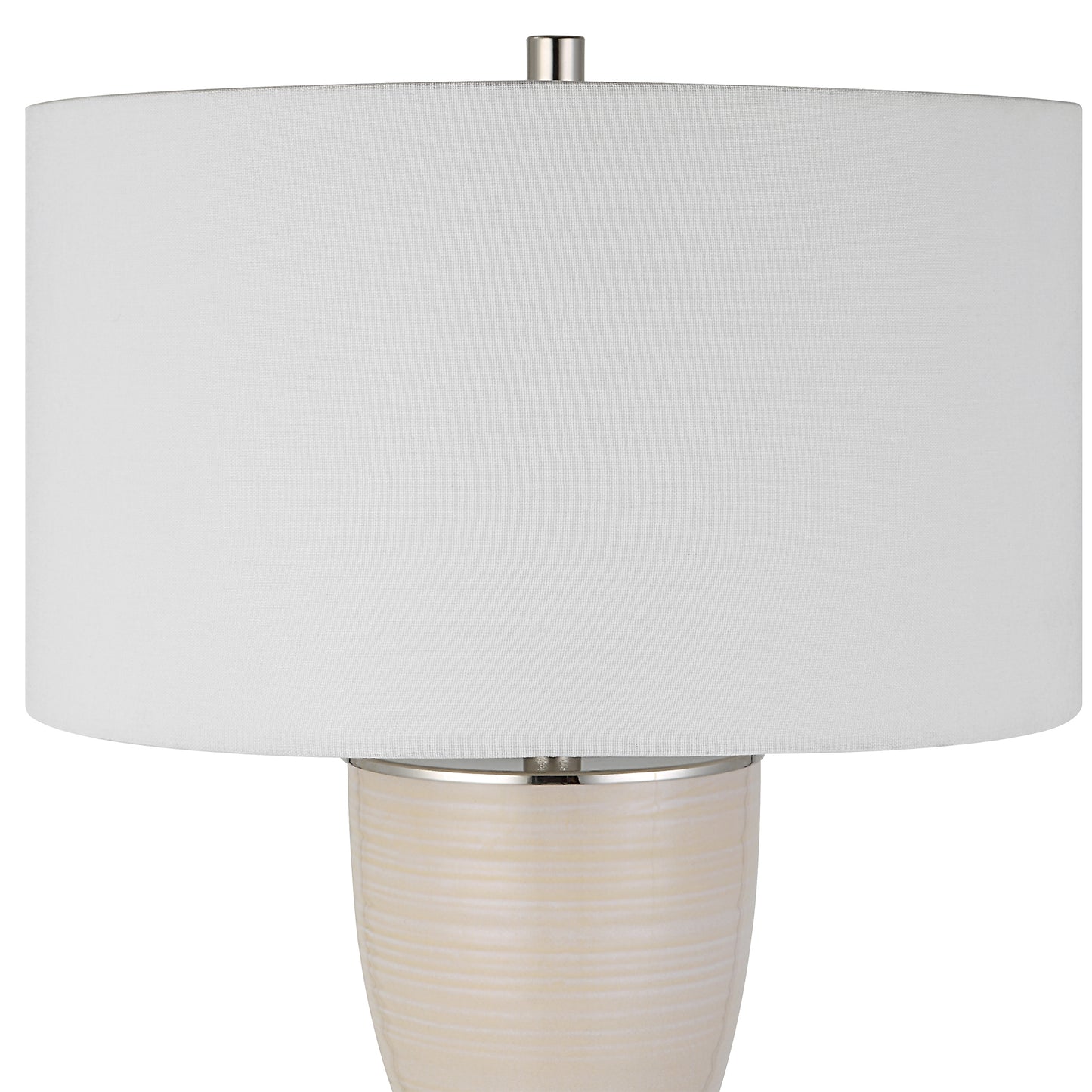 Uttermost Amphora Off-White Glaze Table Lamp 30001-1