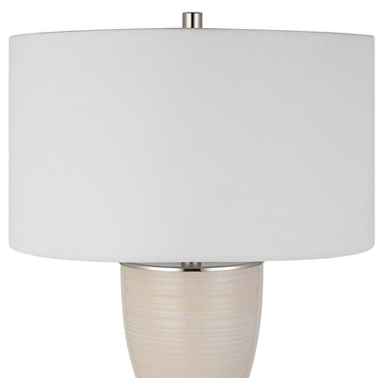 Uttermost Amphora Off-White Glaze Table Lamp 30001-1