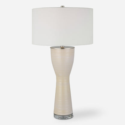 Uttermost Amphora Off-White Glaze Table Lamp 30001-1